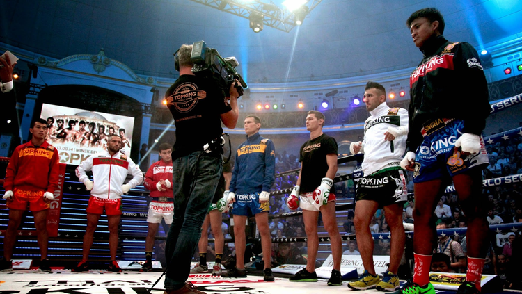 Muay Thai fighters in Top King Boxing gear
