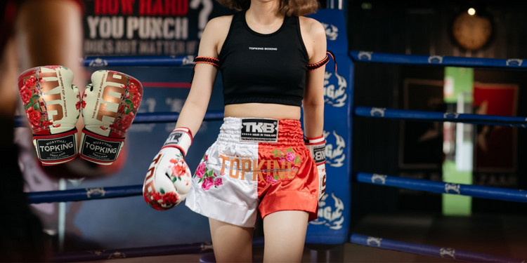Top King Rose Boxing Kit : Premium Rose Muay Thai Gears