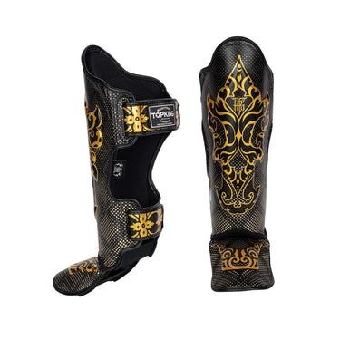 Top King Kanok Black Shin Guards