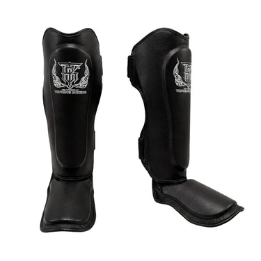 Top King Shin Guards Reborn Black
