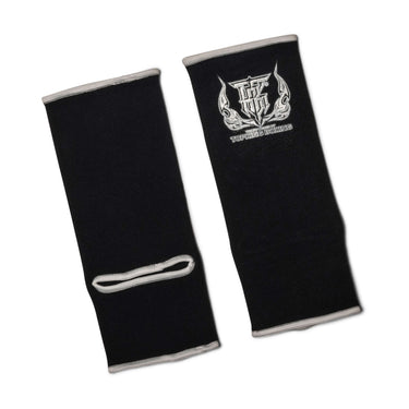 Black Top King Muay Thai Ankle Guards