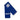 Top King Muay Thai Blue Ankle Guards
