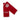 Top King Muay Thai Red Ankle Guards for Muay Thai and MMA