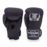 Black Top King Boxing Gloves for Muay Thai