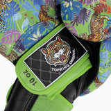 Green Tiger Top King Gloves for Muay Thai