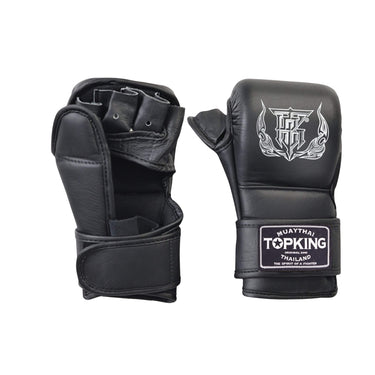 Top King MMA gloves in black used for sparring