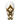 Muay Thai Top King shin guards: white and gold kanok pattern by Top King Boxing