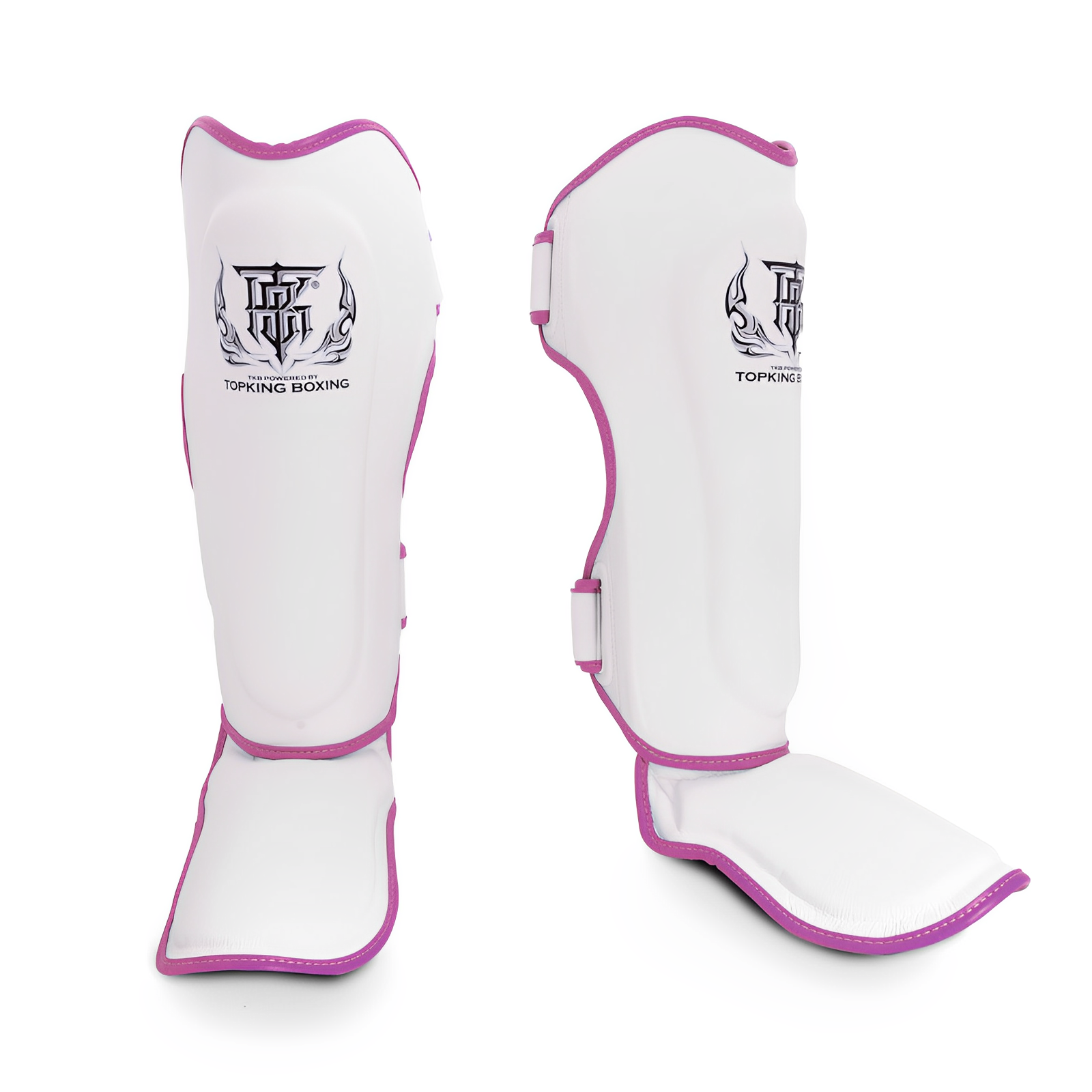 Top King Shin Guards Reborn White Purple Large