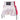 Top King White and Pink Muay Thai shorts