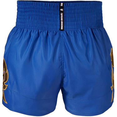 Blue and gold Top King Muay Thai shorts