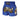 Blue and gold Top King Muay Thai shorts
