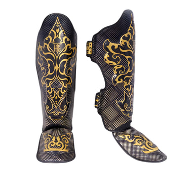 Top King Kanok Black Shin Guards