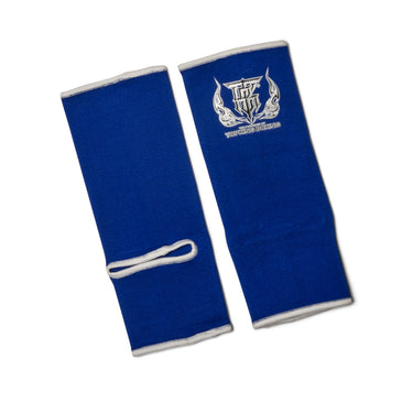 Blue Top King Muay Thai Ankle Guards for Muay Thai and MMA