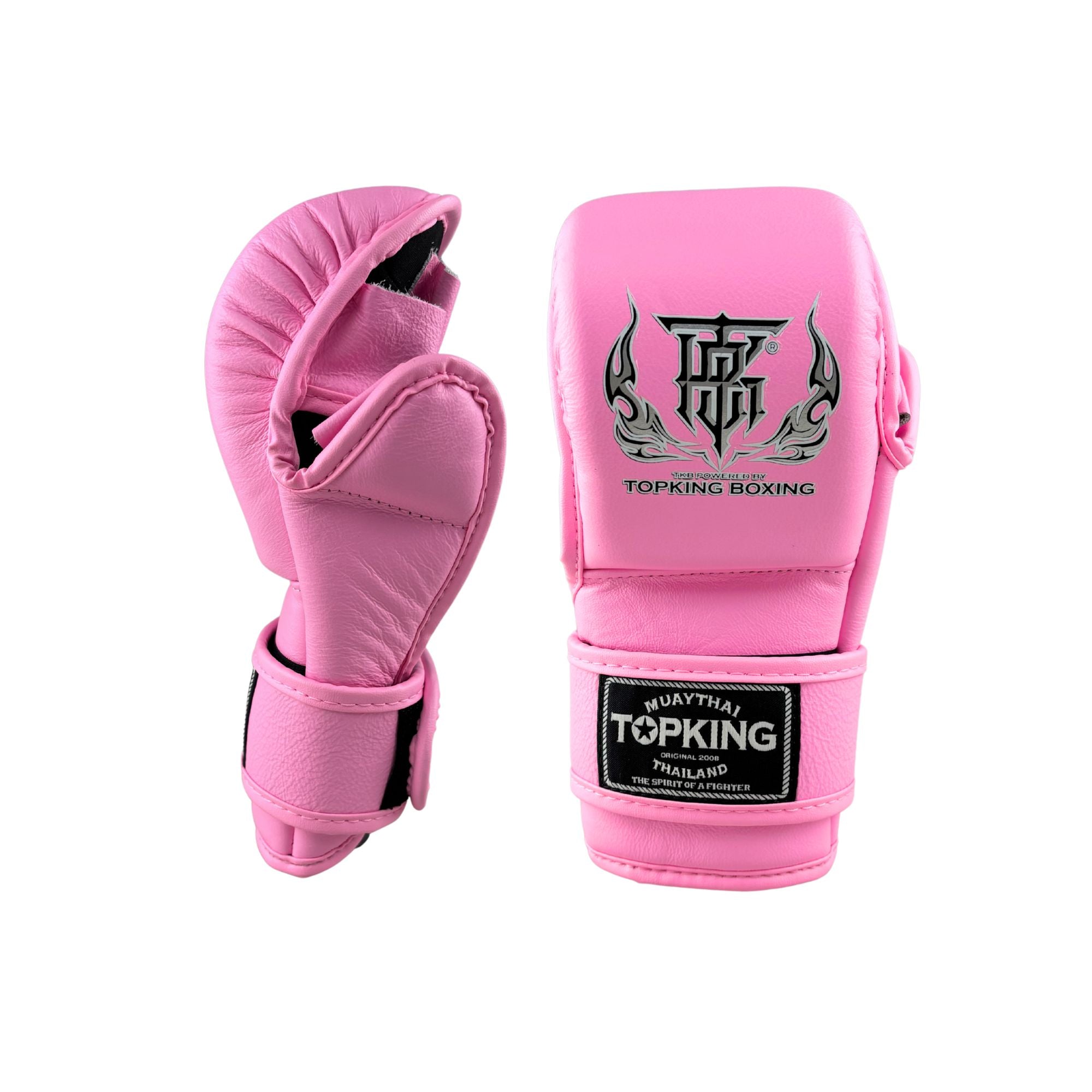 Top King COMBAT Pink MMA Gloves Medium