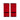 Muay Thai Ankle guards in Red with 'Top King' logo in yellow. Rear view