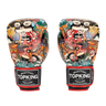 Top King Chinese Culture Red Boxing Gloves- Muay Thai Gloves 