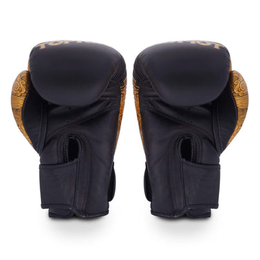 Black Top King gloves with Chinese culture design  