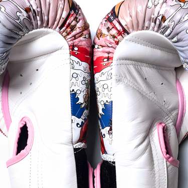 Japanese culture Top King Muay Thai pink boxing gloves
