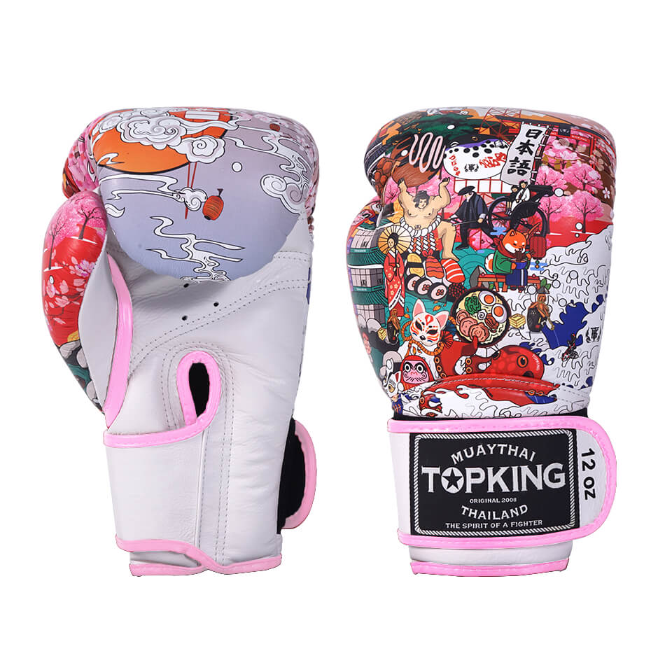 Top King Japanese Culture Boxing Gloves