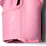 Top King Pink Muay Thai Gloves view of base of gloves