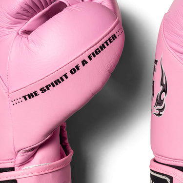 Top King Pink Muay Thai Gloves "The Spirit of a fighter"