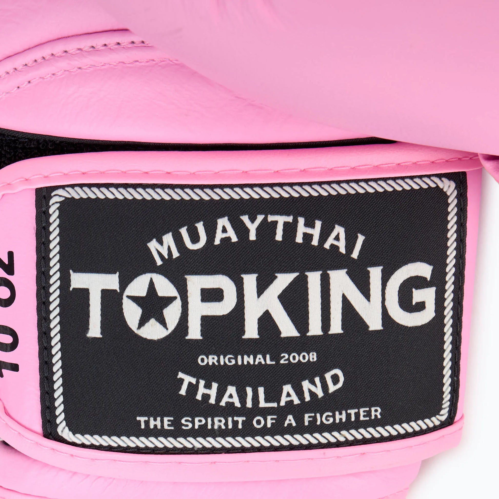 Top King Boxing Muay Thai Pink boxing gloves close up picture