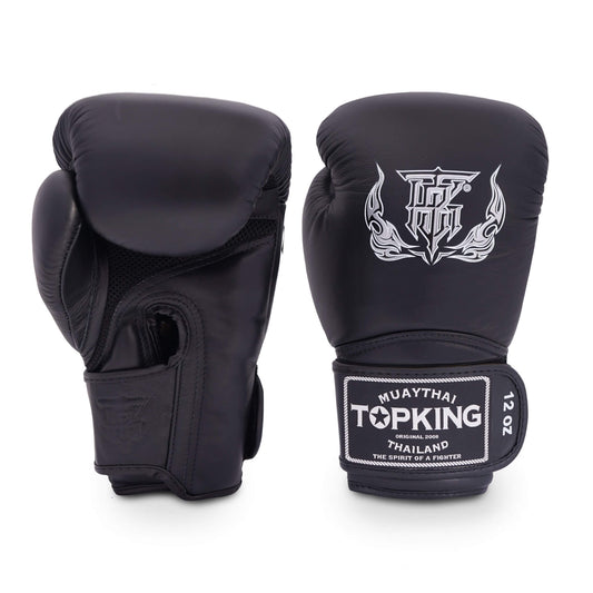 Top King Pro Black Boxing Gloves