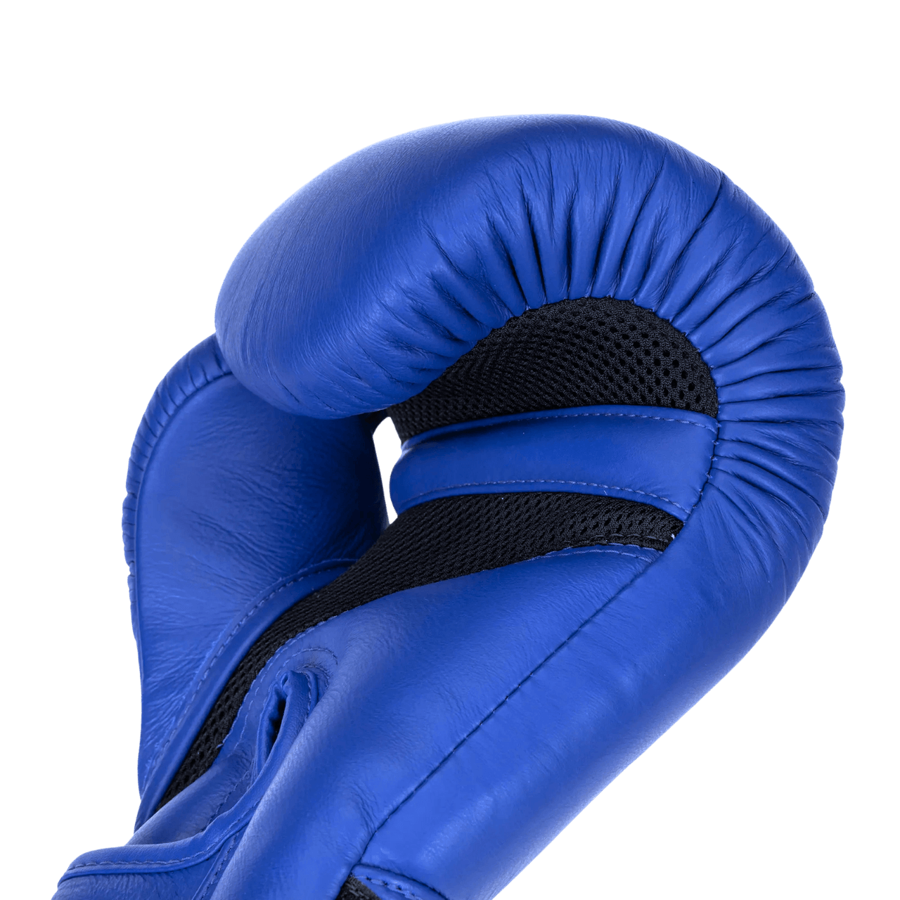 Blue Muay Thai Boxing Gloves from Top King Boxing - view on inside palm