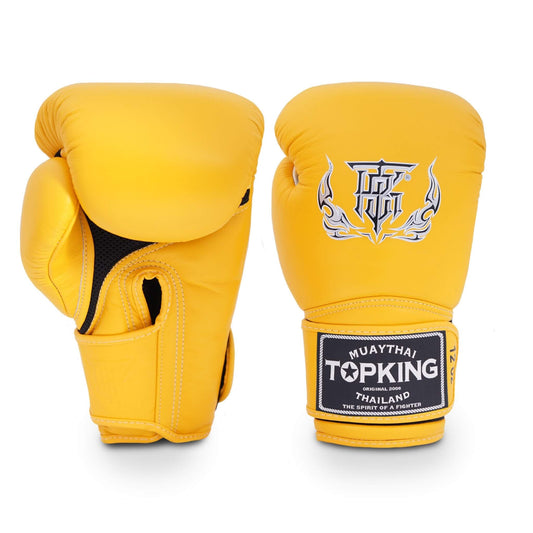 Top King Pro Yellow Boxing Gloves