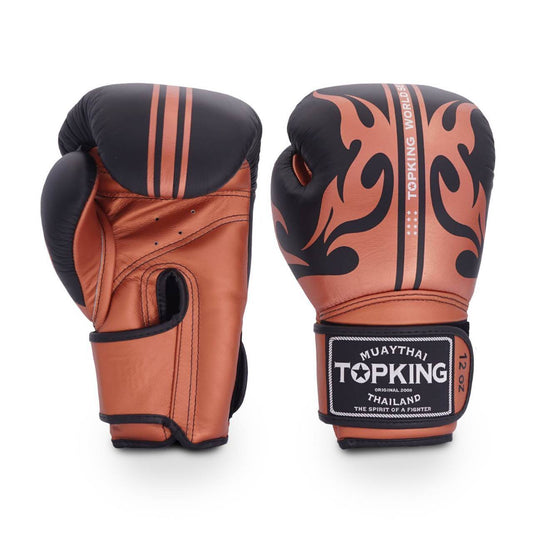 Top King World Series Copper-Black Boxing Gloves
