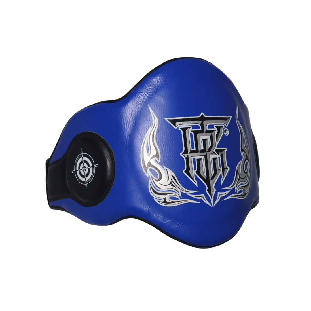 Muay Thai Belly Pad Ultimate blue side