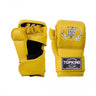 Yellow Top King MMA gloves. Sparring MMA gloves