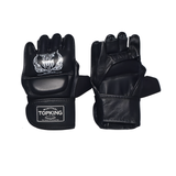 Top King Black MMA Gloves