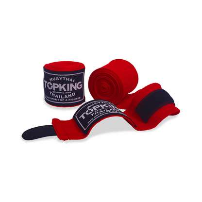 Top King Red Hand Wraps