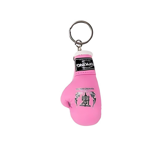 Boxing Glove Keyring in Pink