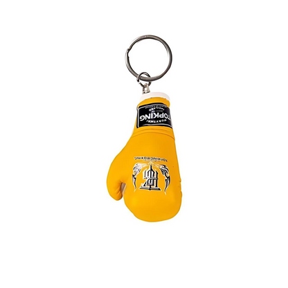 Boxing Glove Keyring in Yellow
