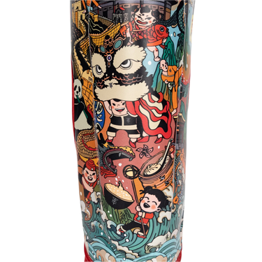 Top King Boxing Chinese Culture Muay Thai Shin Guards 