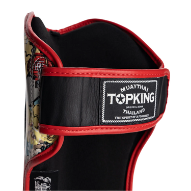 Top King Boxing Chinese Culture Muay Thai Shin Guards 