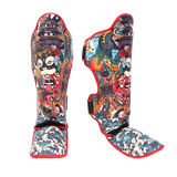 Top King Boxing Chinese Culture Muay Thai Shin Guards 