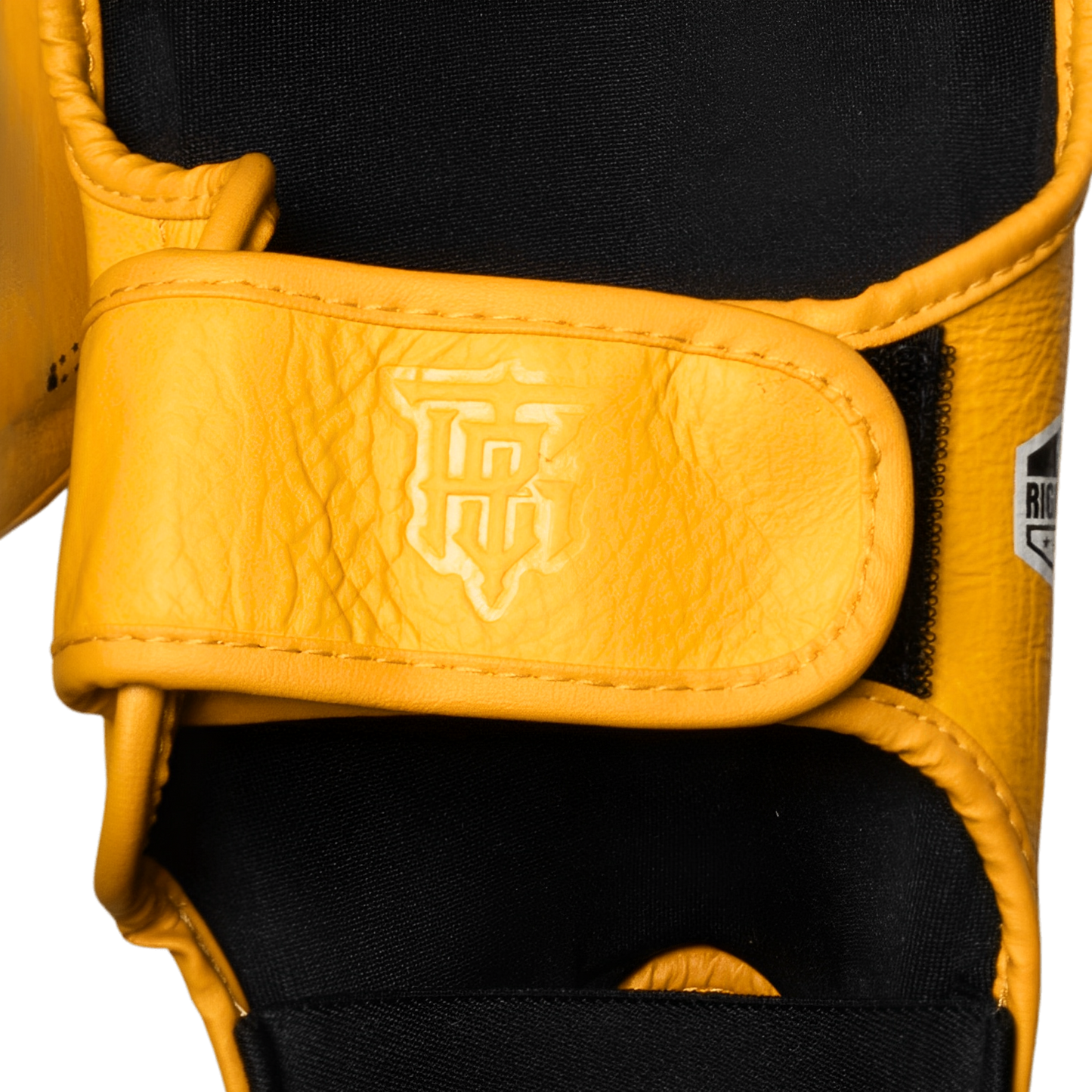 Yellow Shin Guards made by Top King Boxing used for Muay Thai