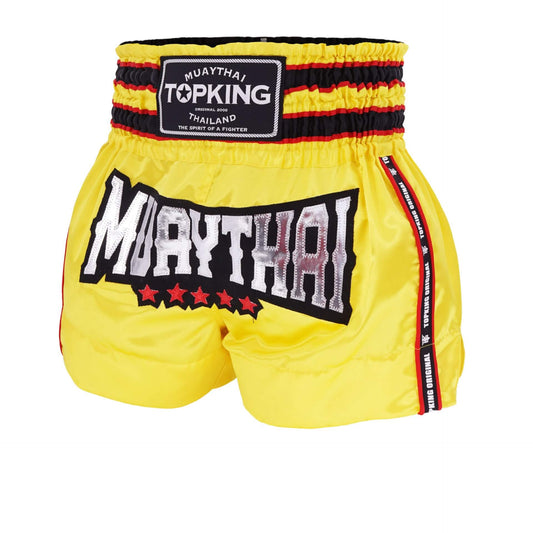 Top King Yellow Muay Thai Shorts