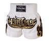 White Kanok Top King Muay Thai shorts 