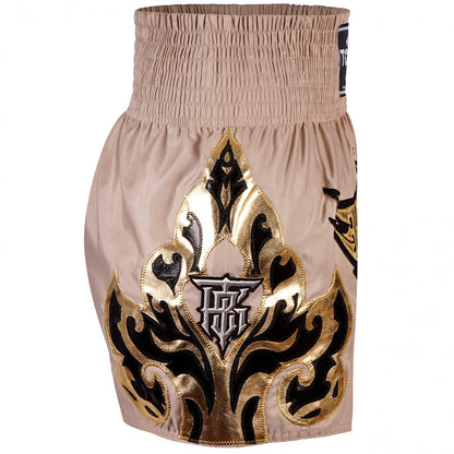 Kanok beige Top King Muay Thai shorts