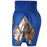 Blue and gold Top King Muay Thai shorts