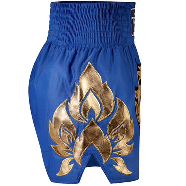 Blue and gold Top King Muay Thai shorts