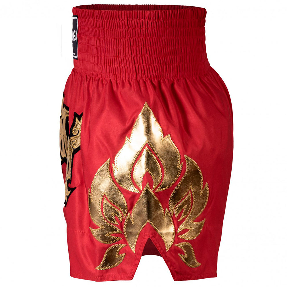 Red Top King Muay Thai shorts