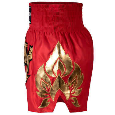 Red Top King Muay Thai shorts