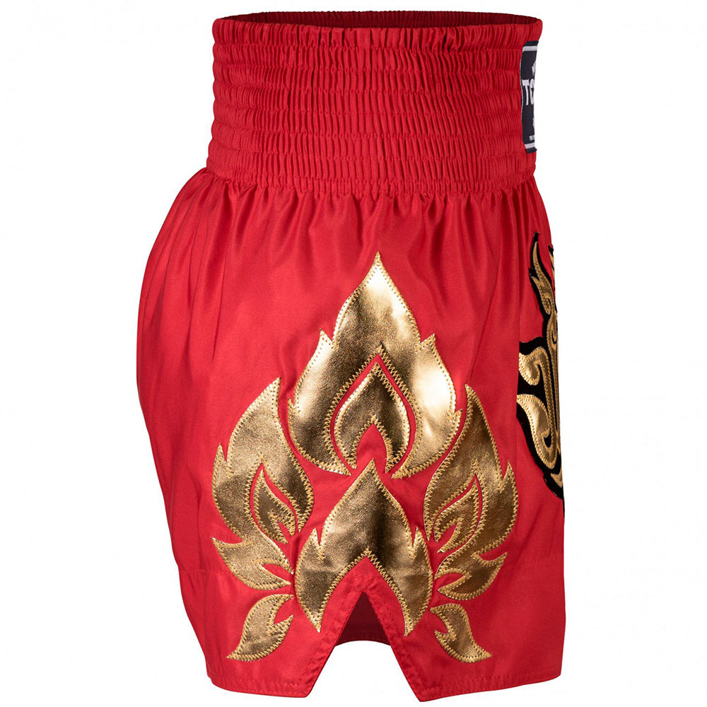 Red Top King Muay Thai shorts