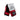 Red and white MMA sparring gloves with Topking Boxing logo on a white background