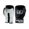 Top King Pro Competition Lace up gloves in Black and white